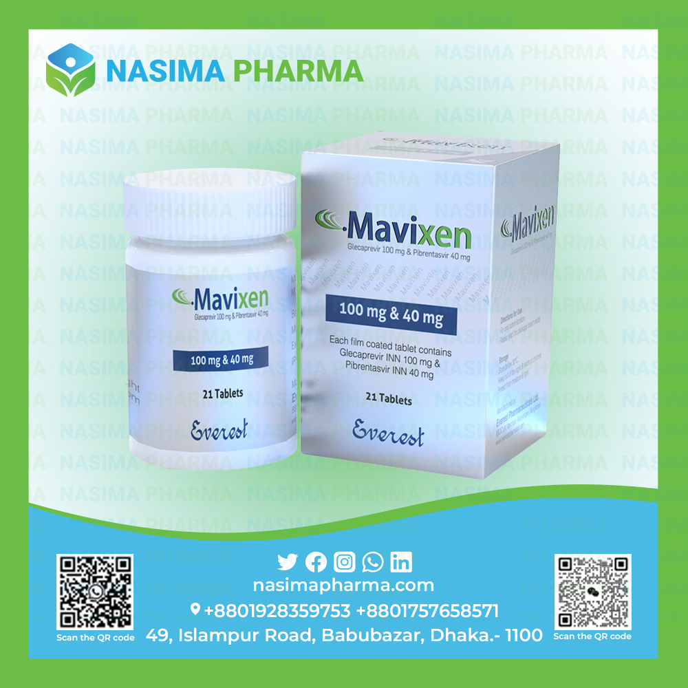 Mavixen 100 mg & 40 mg (Glecaprevir & Pibrentasvir)