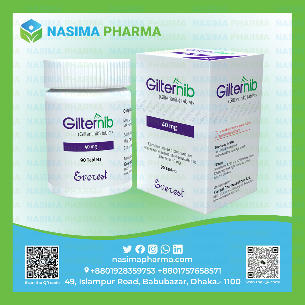 Gilternib 40mg (Gilteritinib)