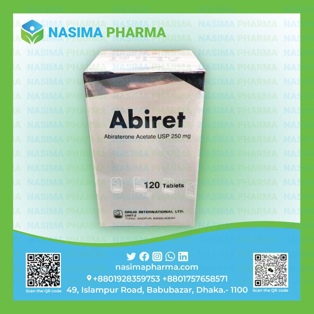Abiret 250 mg (Abiraterone Acetate USP)