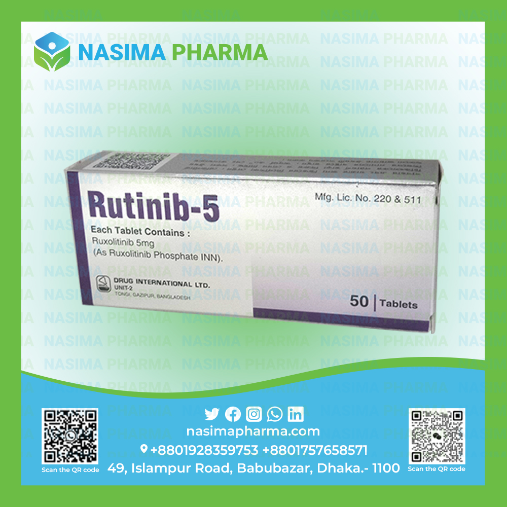 Rutinib-5 mg (Ruxolitinib INN)