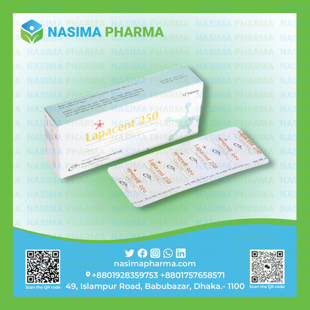 Lapacent - 250 mg (Lapatinib)