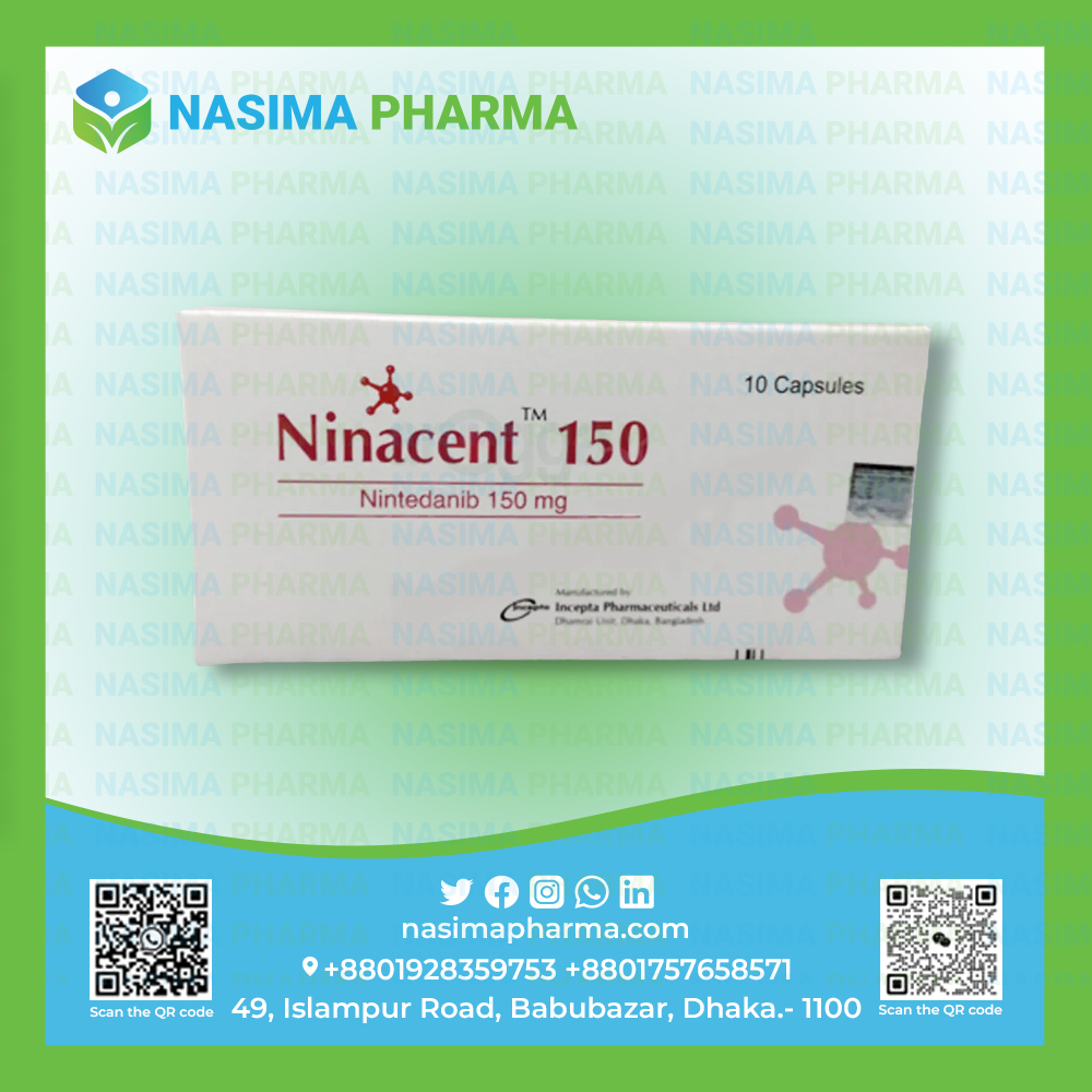 Ninacent - 150 mg (Nintedanib)