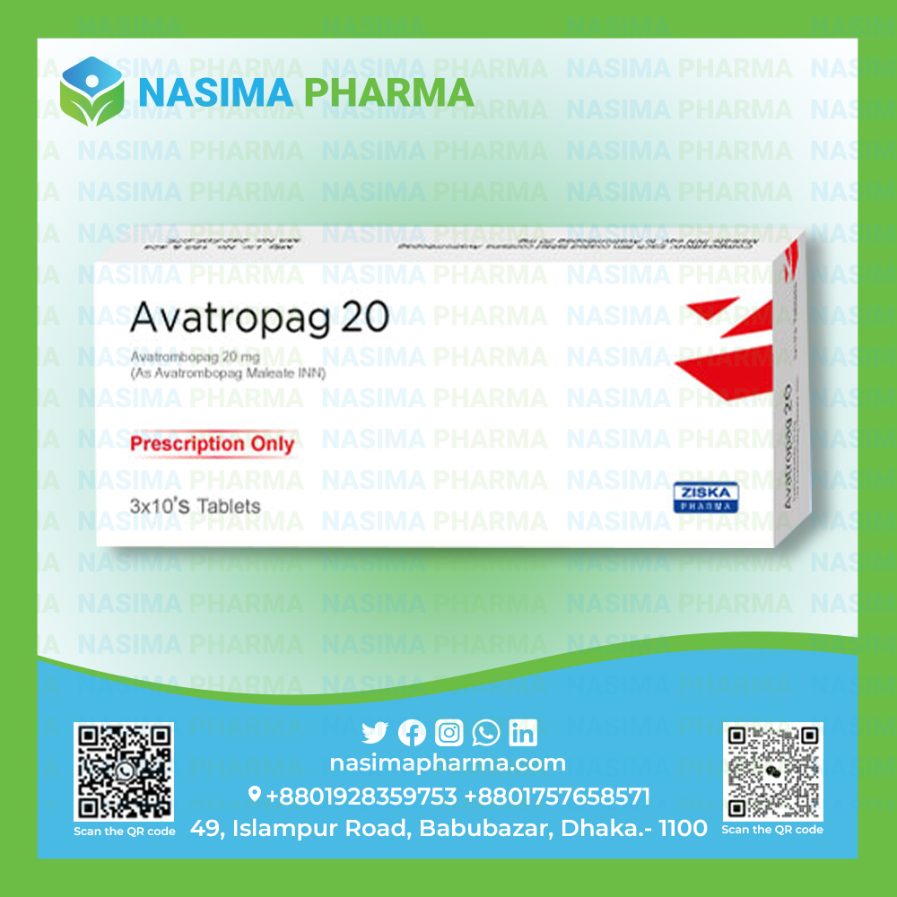Avatropag 20 mg (Avatrombopag Maleate INN )