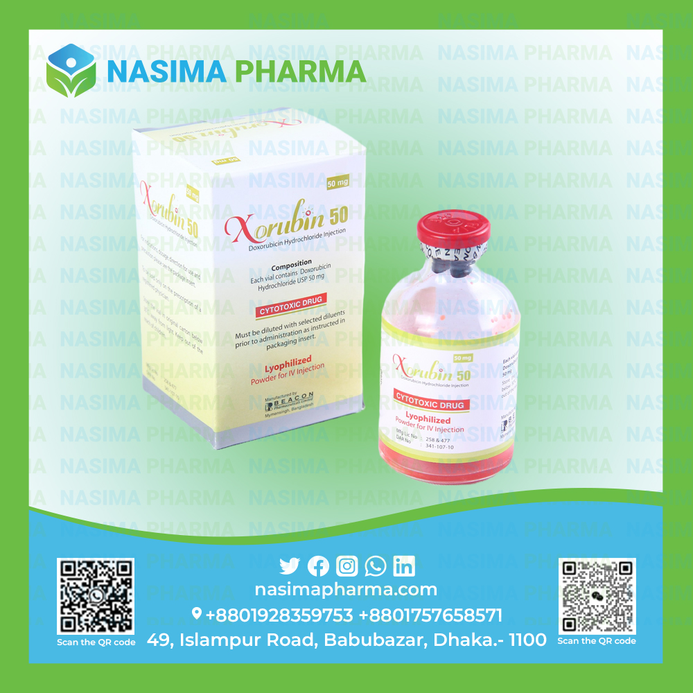 Xorubin 50 mg (Doxorubicin )