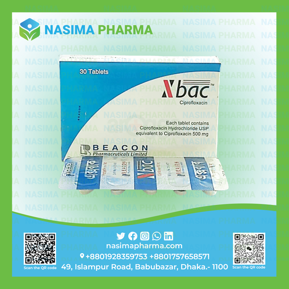 Xbac  500 mg  (Ciprofloxacin)
